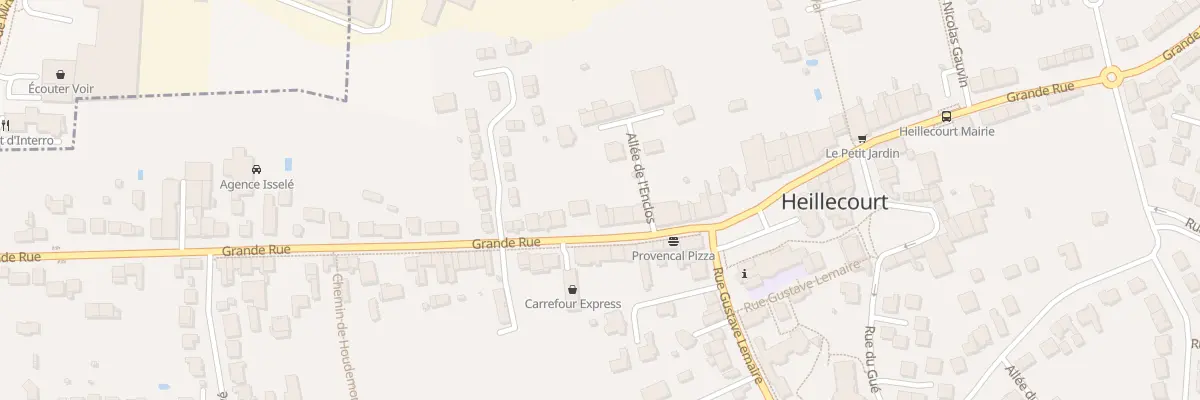 Plan du 98 Gr Grande Rue à Heillecourt