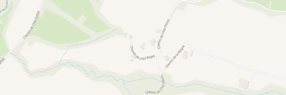 Plan du 26 Che de chez Boget à Arbusigny