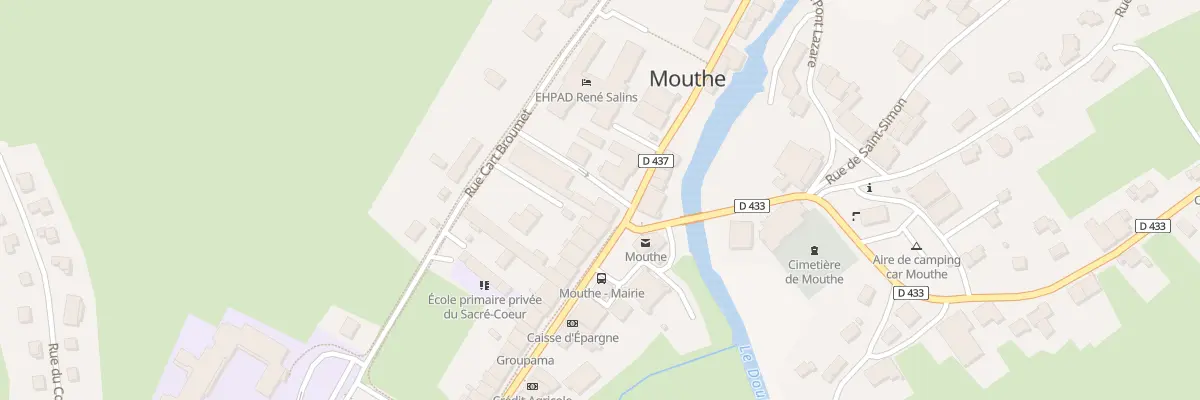 Plan du 2 Gr Grande Rue à Mouthe