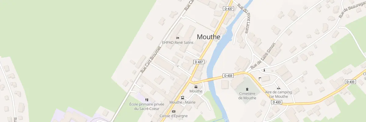 Plan du 1 Rue de la Varée à Mouthe
