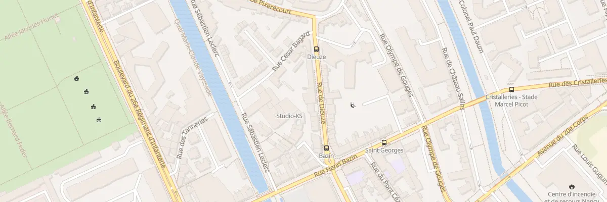 Plan du 21 Rue de Dieuze à Nancy