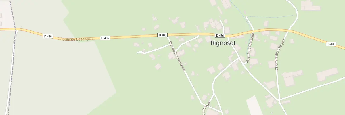 Plan du 2 Rue de la Miroiterie à Rignosot