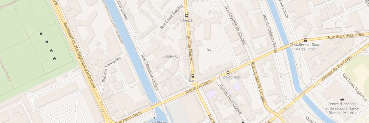 Plan du 9 Rue de Dieuze à Nancy