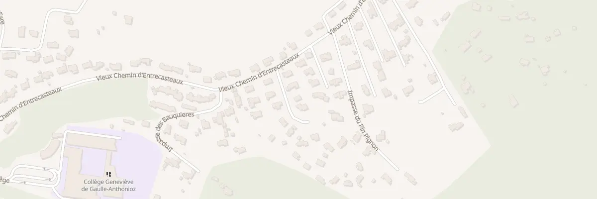 Plan du 5001 Vieux Chem d’Entrecasteaux à Carcès