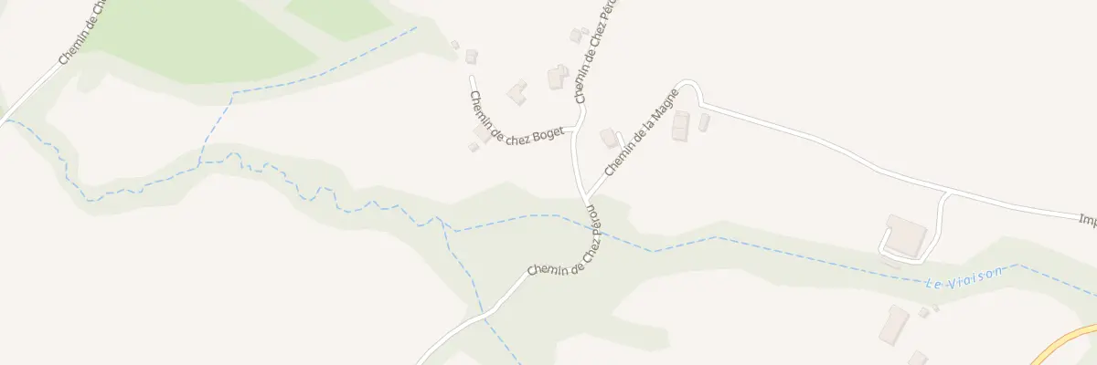 Plan du 805 Che de chez Pérou à Arbusigny
