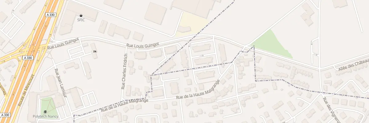 Plan du 6 All Les Allees de la Malgrange à Jarville-la-Malgrange