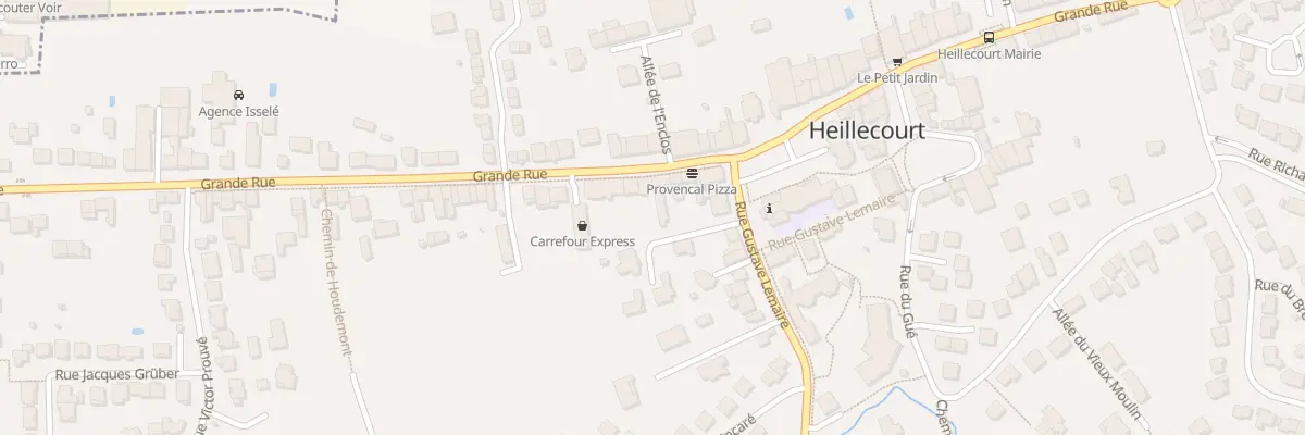 Plan du 59 Gr Grande Rue à Heillecourt