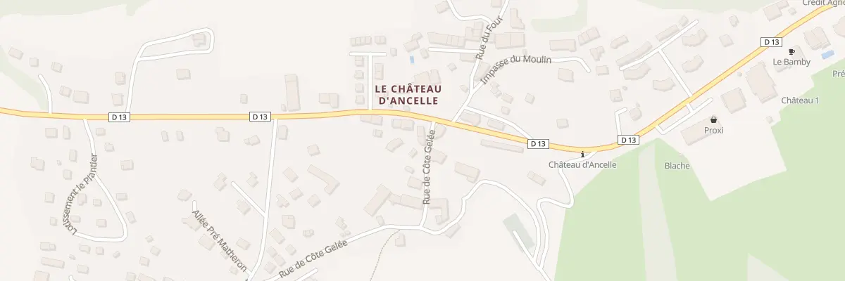 Plan du 32 Rue Cote Gelee à Ancelle