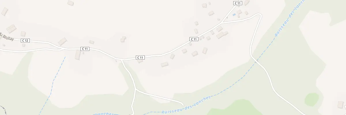Plan du 163 Rte du Biossy à Arbusigny