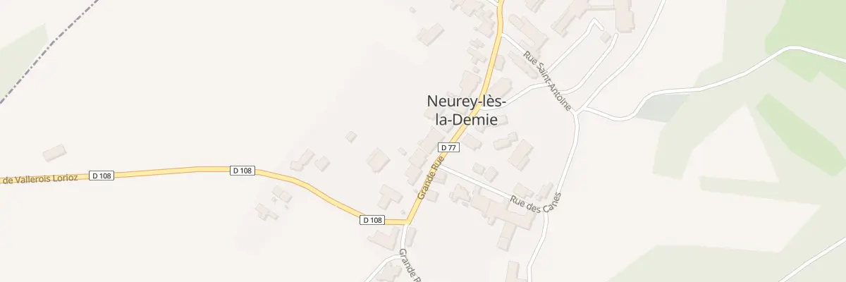 Plan du 28 Gr Grande Rue à Neurey-lès-la-Demie