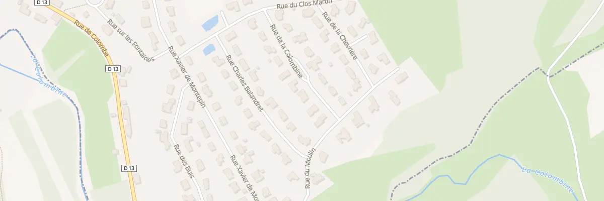 Plan du 13 Rue de la Colombine à Frotey-lès-Vesoul