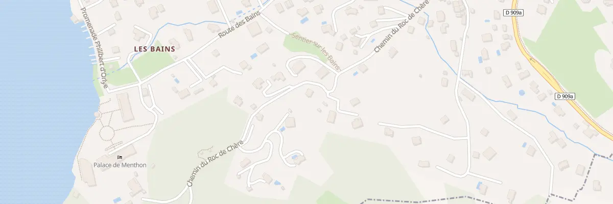 Plan du 343 Che du Roc de Chère à Menthon-Saint-Bernard