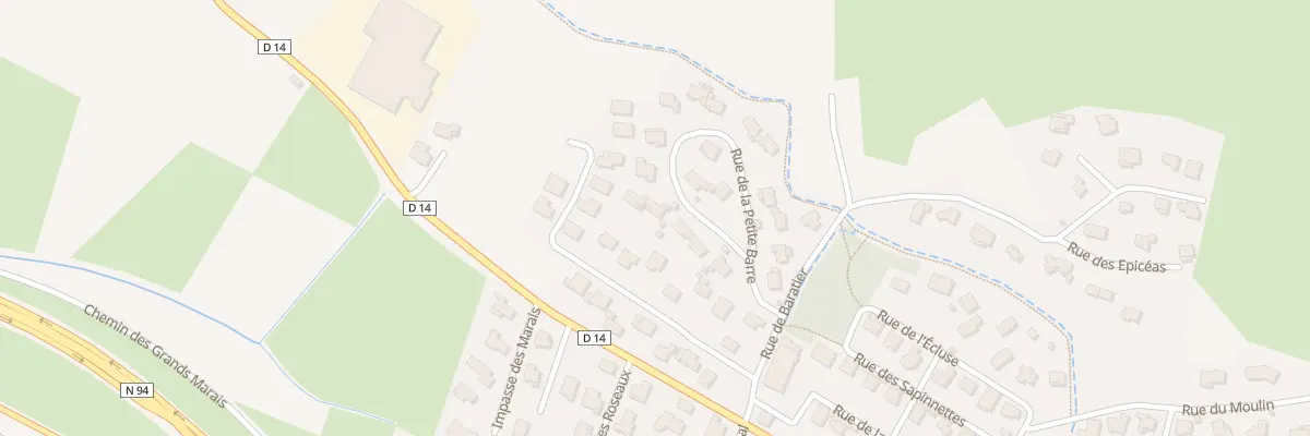 Plan du 237 Rue de la Petite Barre à La Bâtie-Neuve
