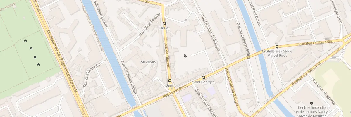 Plan du 18 Rue de Dieuze à Nancy
