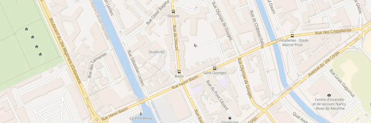 Plan du 6 Rue de Dieuze à Nancy