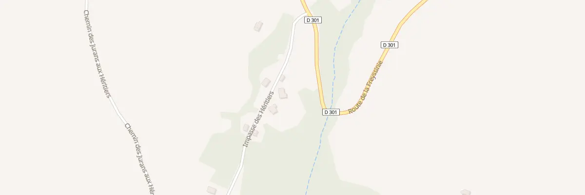 Plan du 135 Imp des Héritiers à Bellaffaire