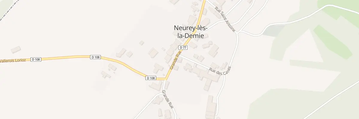 Plan du 2 Rue de Canes à Neurey-lès-la-Demie