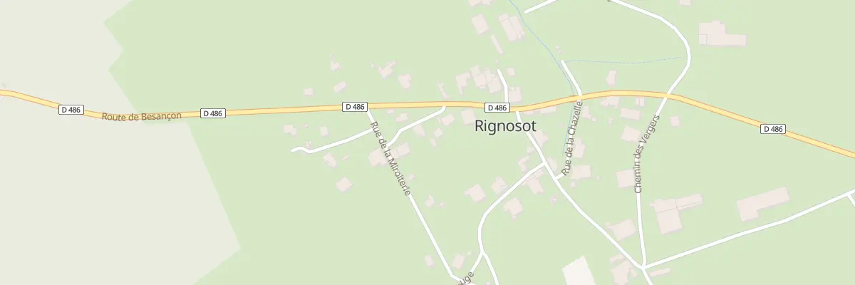 Plan du 5 Rue de la Liberte à Rignosot