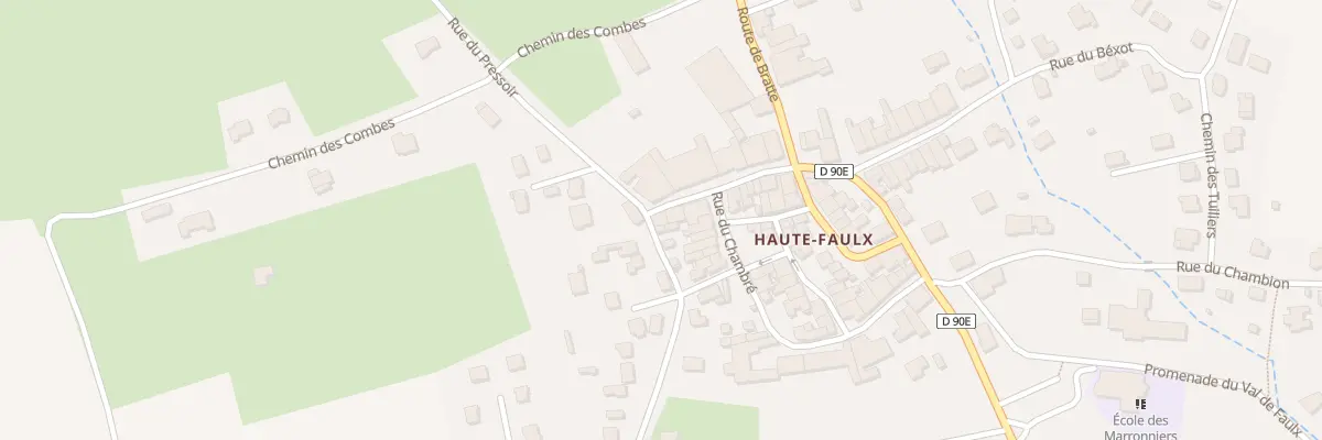 Plan du 13 Rue de la Barre à Faulx