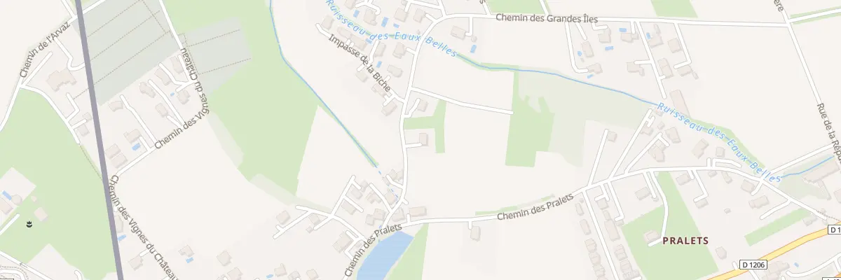Plan du 110 Che de l’Arve à Étrembières
