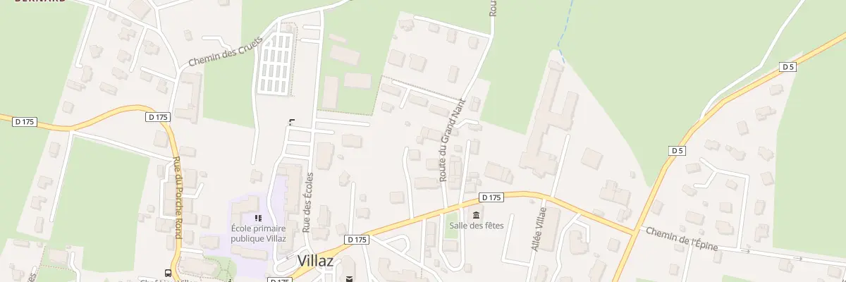 Plan du 71 Rte du Grand Nant à Villaz