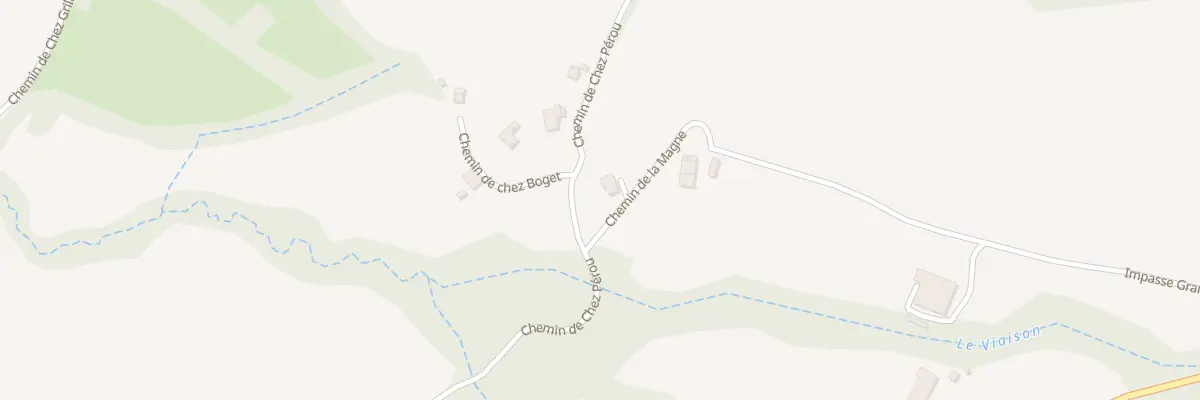Plan du 55 Che de la Magne à Arbusigny