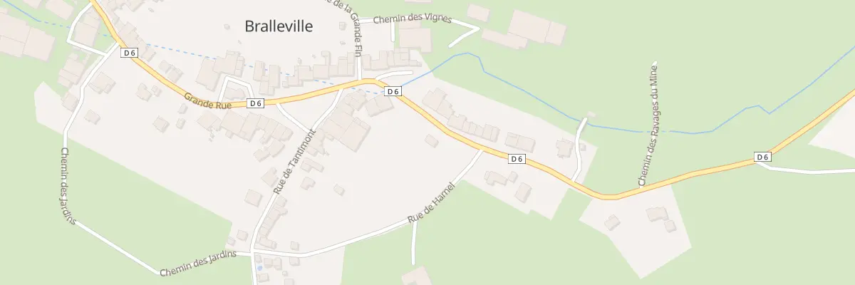 Plan du 30 Gr Grande Rue à Bralleville