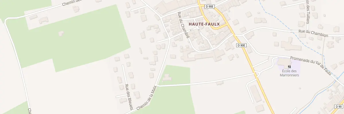 Plan du 3 Che de la Maix à Faulx