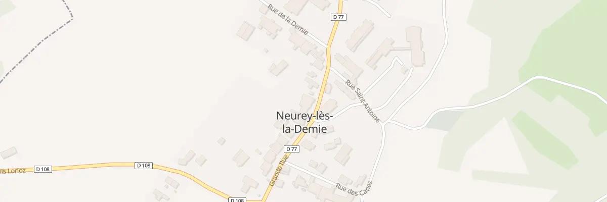 Plan du 20 Gr Grande Rue à Neurey-lès-la-Demie