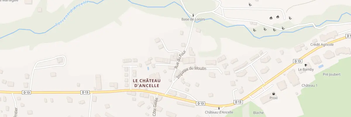 Plan du 87 Rue du Four à Ancelle