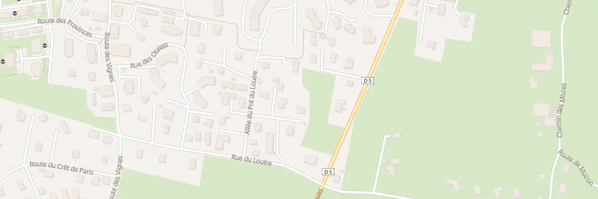 Plan du 74 All du Pré du Loutre à Villaz