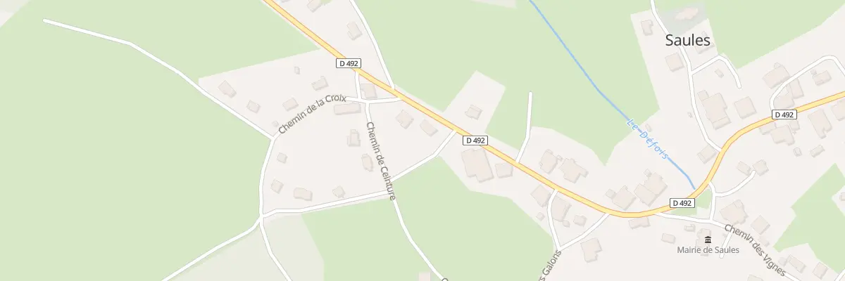 Plan du 4 Gr Grande Rue à Saules