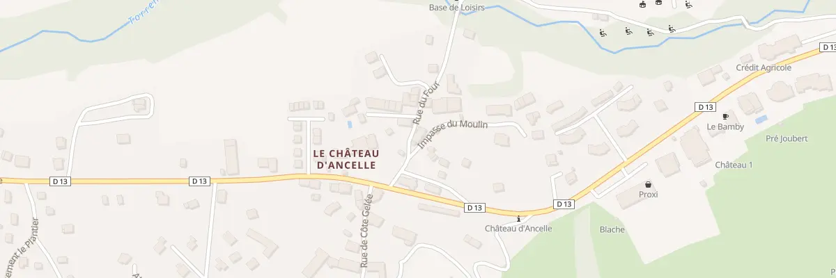 Plan du 28 Rue du Four à Ancelle