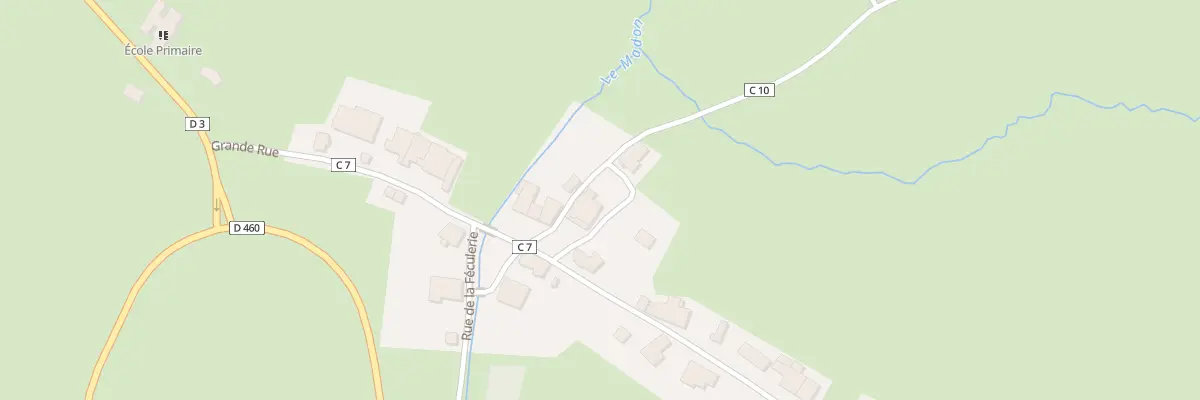 Plan du 1 Rue du Madon à Escles