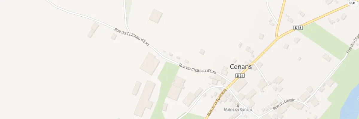 Plan du 4 Rue du Chateau d’Eau à Cenans