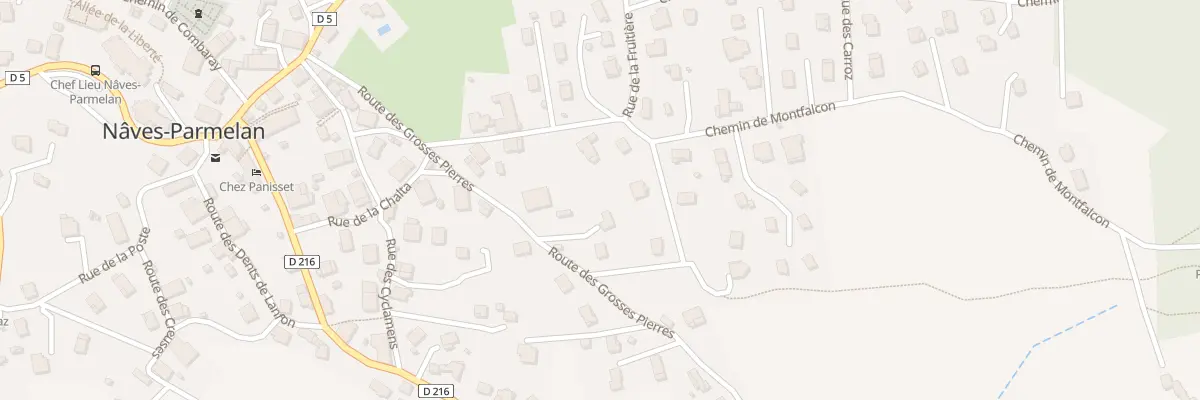 Plan du 235 Rte des Grosses Pierres à Nâves-Parmelan