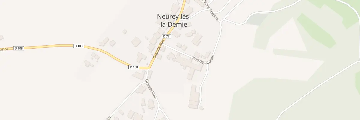 Plan du 8 Rue de Canes à Neurey-lès-la-Demie