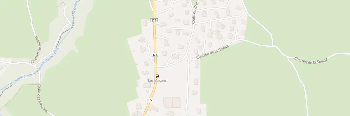Plan du 75 Rte du Bret à Nâves-Parmelan
