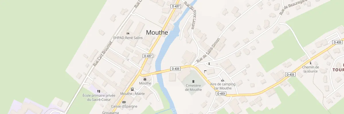 Plan du 1 Pl de L Eglise à Mouthe
