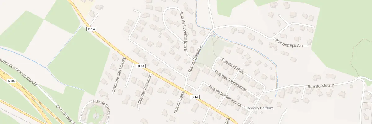 Plan du 59 Rue de Baratier à La Bâtie-Neuve
