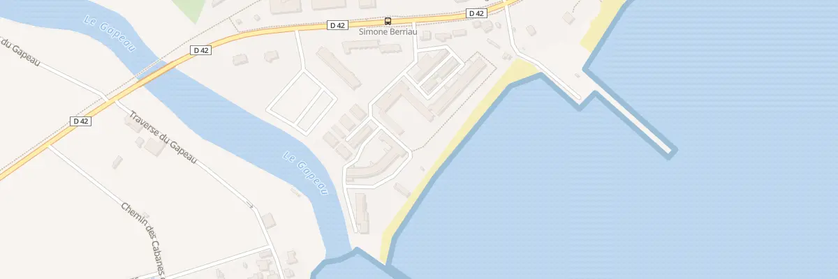 Plan du 2228 Bd Front de Mer à Hyères