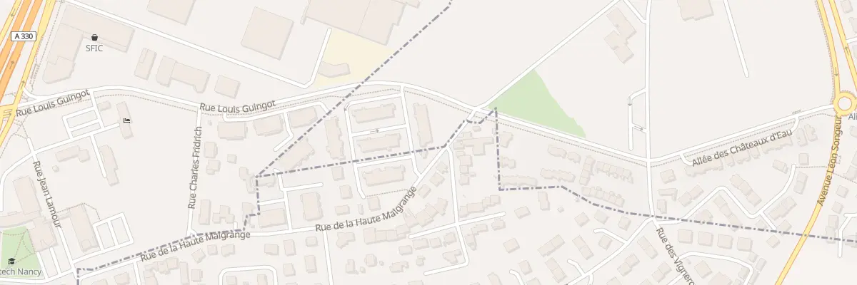 Plan du 2 All Les Allees de la Malgrange à Jarville-la-Malgrange