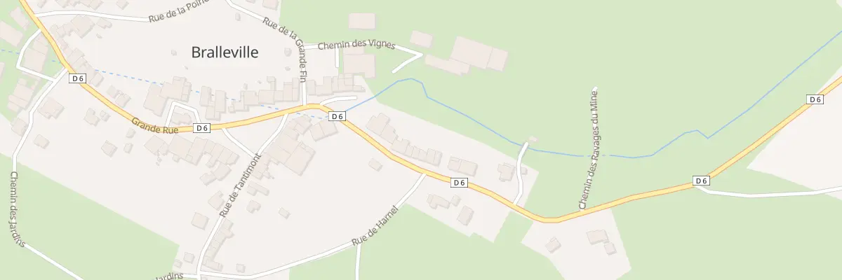 Plan du 43 Gr Grande Rue à Bralleville