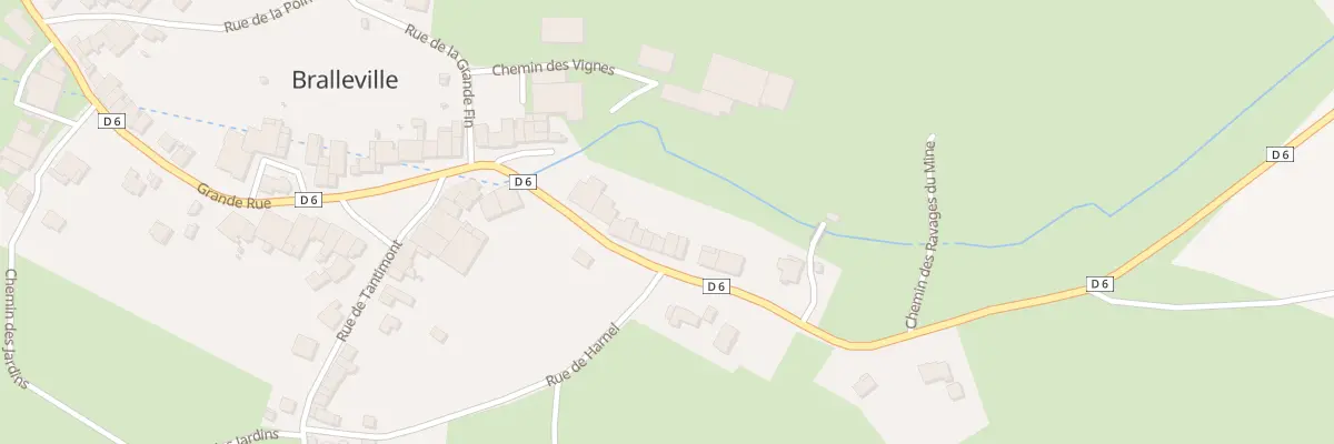 Plan du 45 Gr Grande Rue à Bralleville