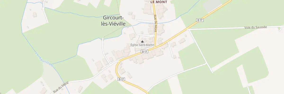 Plan du 166 Rue Haute à Gircourt-lès-Viéville