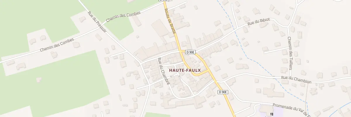 Plan du 4 Rue Emile Moselly à Faulx