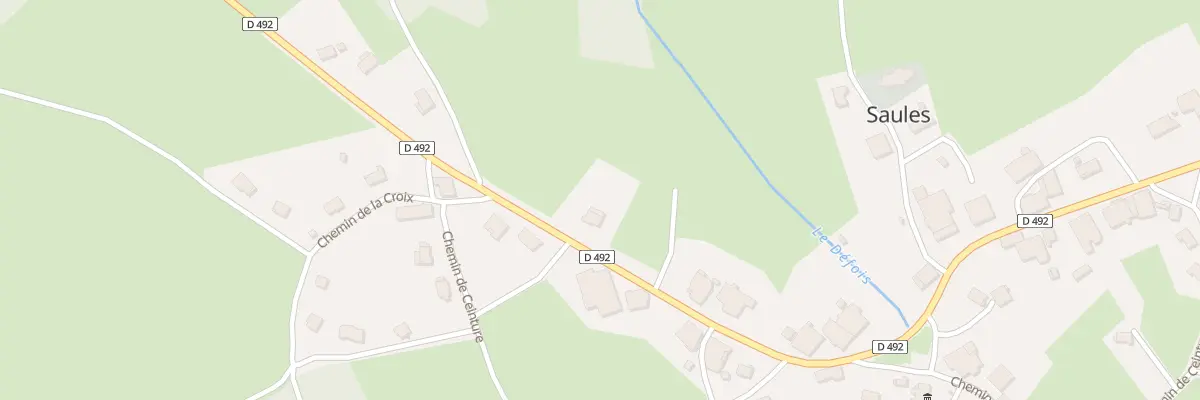 Plan du 7 Gr Grande Rue à Saules