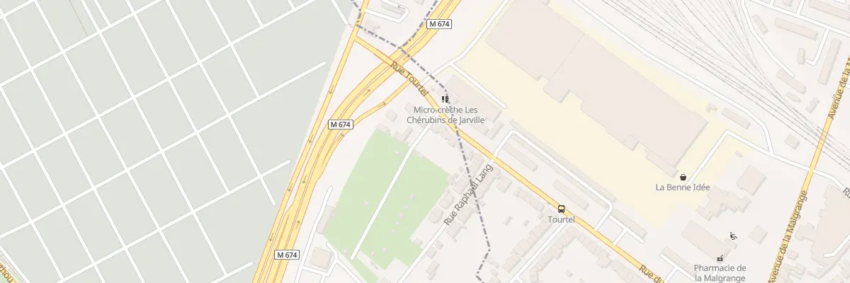 Plan du 77 Rue Tourtel à Vandœuvre-lès-Nancy