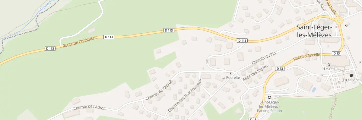 Plan du 5156 Les Combes à Saint-Léger-les-Mélèzes