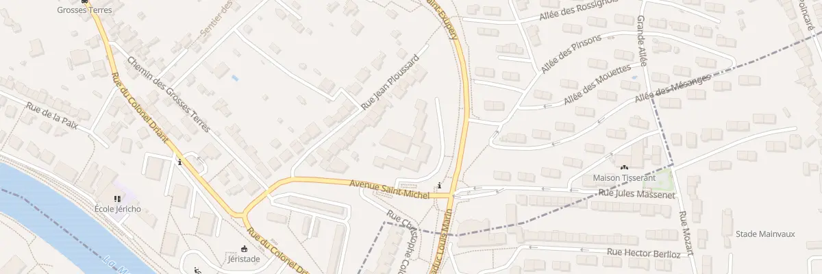 Plan du 9 Av Saint Michel à Malzéville
